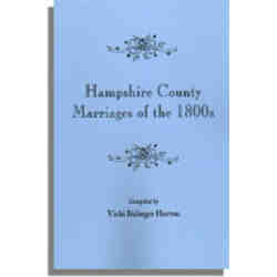 Hampshire County Marriages of the 1800s