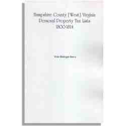 Hampshire County [West] Virginia Personal Property Tax Lists, 1800-1814