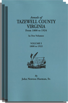 Annals of Tazewell County, Virginia from 1800 to 1924