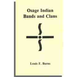 Osage Indian Bands and Clans
