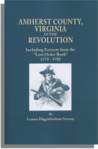 Amherst County, Virginia in the Revolution