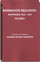 Barbados Records: Marriages, 1643-1800