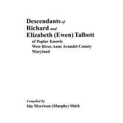 Descendants of Richard and Elizabeth (Ewen) Talbott