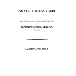 An Old Virginia Court