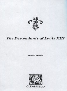 The Descendants of Louis XIII