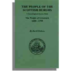 The People of the Scottish Burghs: Greenock, 1600-1799