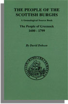 The People of the Scottish Burghs: Greenock, 1600-1799