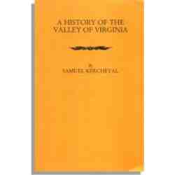 A History of the Valley of Virginia