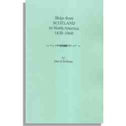 Ships from Scotland to North America, 1830-1860