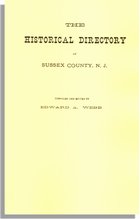 The Historical Directory of Sussex County, New Jersey . . .