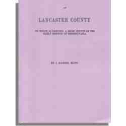 History of Lancaster County, Pennsylvania