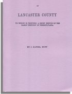 History of Lancaster County, Pennsylvania