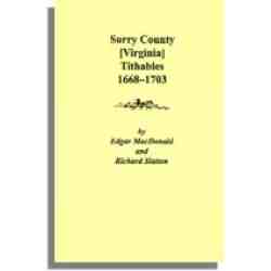 Surry County [Virginia] Tithables, 1668-1703
