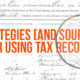 Researching Tax Records