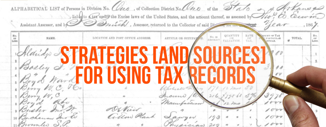Researching Tax Records